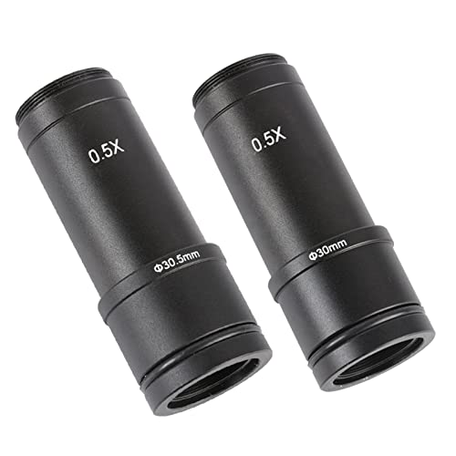 Adaptateur C Mount 0.5X élimine reflets sur microscope trinoculaire