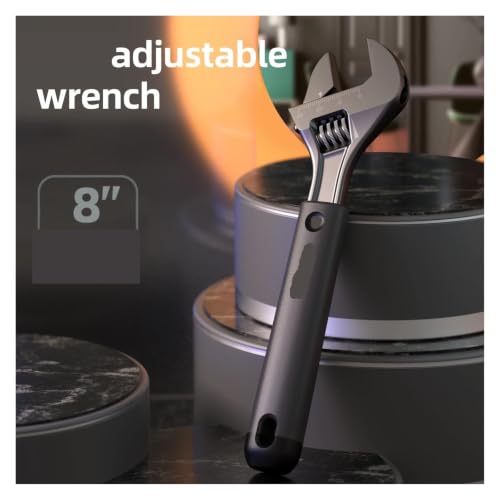 Llave ajustable de 8 pulgadas HT1508 manual para herramientas de fontanería doméstica 4