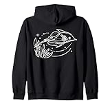 Pez Cuchillo Arte Lineal Acuarista Sudadera con Capucha