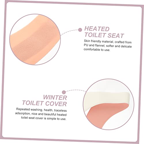 Yardwe Beheizter Toilettensitz Pu Pink Toilettensitze Kissen Für Den Winter Heizung Toilettensitzbezug Beheizter Toilettensitzbezug Haushaltskissen Kissen Toilettensitz Beheizter – Bild 4