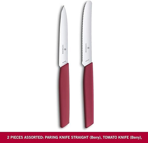 Miniatura 2 de Victorinox Swiss Modern Special Edition 2022 Juego de cuchillos de pelar de 2 piezas, color baya