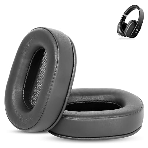 Almohadillas de Repuesto EP650 compatibles con Auriculares August EP650, con Almohadillas de Cuero proteico/Espuma con Memoria.
