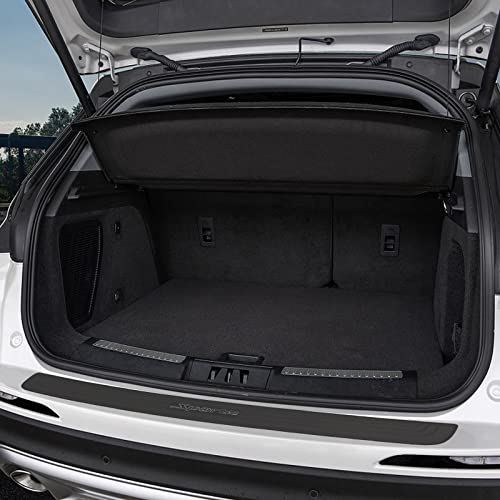 Car Rear Bumper Protector, Anti-Scratch Abrasion Rubber Trunk Door Entry Sill Guard, For Car/Suv Universal Rubber Anti, Scratch Trunk Exterior Accessories, 35.1Inch X2.75Inch, Black #TOP6