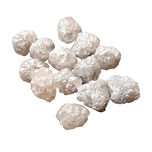 Diamant brut gris naturel de 5-6mm pierre non taillée et sans conflit pour bijoux