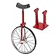 Pssopp Miniatur Einrad Spielzeug Finger Fahrrad Dekor Einzelrad Fahrrad Modell Metall Fahrrad Modell Skulptur Kreative Wohnkultur