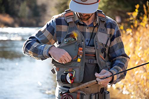 fishpond Flint Hills Men's Fly Fishing Vest - Gravel | Fishing Vests for Men3