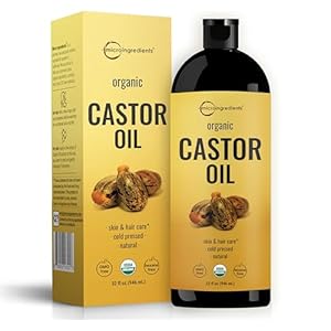 Organic Castor Oil for Hair, Skin, ...