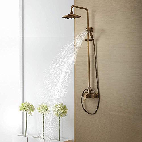 Ensemble de douche chaude et froide avec pommes de douche fixes - 6