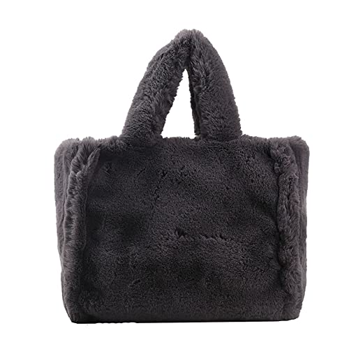 Sac à main en peluche de grande capacité pour ne plus manquer de place cet hiver