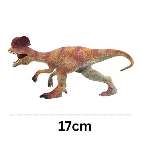 Image of FUNFOB Dinosaur Toy Figure Width-17cm Pentaceratops Toy for Kids & Adults PVC Multicolour | Double Crown Medium Dino
