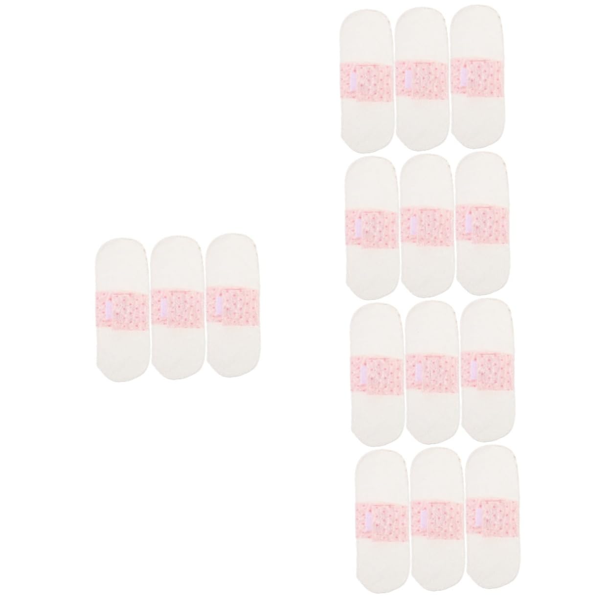 5 Sets Damen-menstruationsbinden Wiederverwendbare Servietten Nasstasche Für Reisen Und Den Täglichen Gebrauch 3 Stück X 5