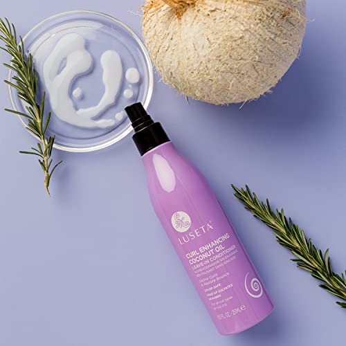 Luseta Leave In Conditioner For Curly With Coconut Oil Promotes Shining, Bouncy, Frizz-Free, Sulfate Free Paraben Free 8.5Fl Oz #TOP3