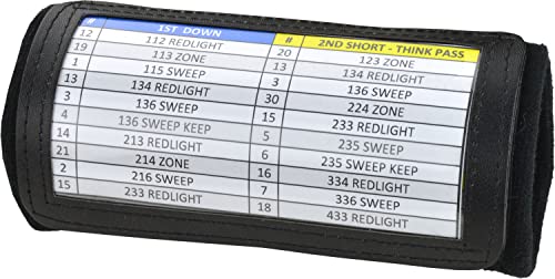 Image of Sports Unlimited Youth Triple Wrist Coach, Football Wristbands for Plays, Baseball Wristbands, QB Arm Bands