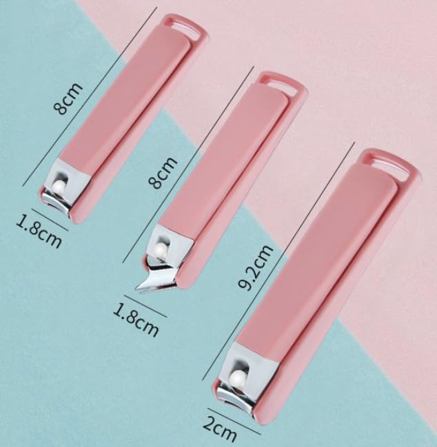 4Pcs/Set Nail Clipper with Catcher Stainless Steel Nail Cutting Machine Nail Trimmer Toe Nail Scissors Clip Catcher Tools