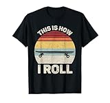 This is How I Roll Skateboard Shirt for Men Boys Kids Skater T-Shirt