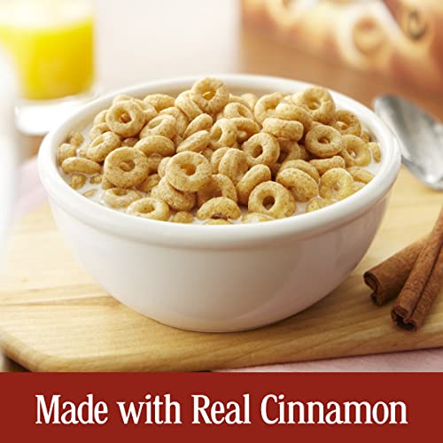 Image of Cheerios Cinnamon , Gluten Free Breakfast Cereal, 14.3 oz Box (Pack of 8)