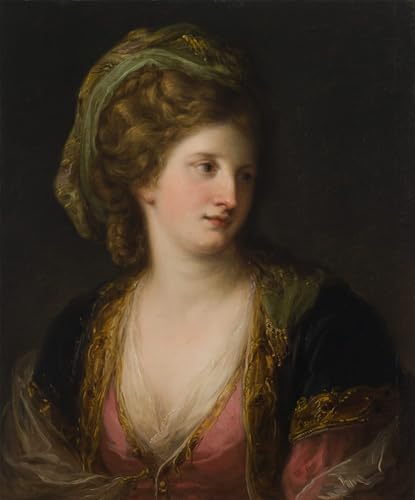 Affiche Décorative Femme en robe turque Angelica Kauffmann pour transformer un mur vide en salon