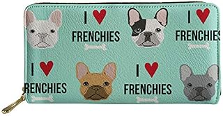 Binienty Women's Fashion Long Wallet, Zip Around Ladies Purse, Sunflower Elephant Print