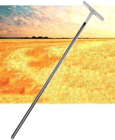 Stainless Steel Soil Sampling Probe Kit - Accurate Grain & Granule Sampling Tool (3.2cm/1.26in, 100cm/39.37in) for Effective Soil Testing & Analysis