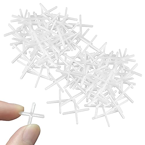 Rayong 1000 Piezas Espaciadores para Azulejos 2 mm Cruces de Baldosas para Azulejos Baldosas o Juntas-Evitar que las Baldosas se Abulten