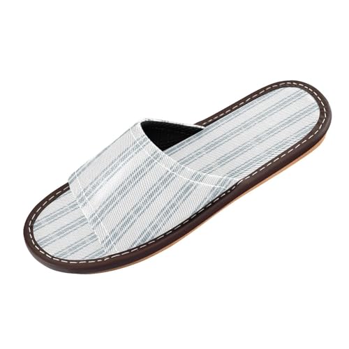 GuoChe Seamless Vertical Stripes Texture Ultralight Soft Spa Sandal Indoor Outdoor Slides Sandals Pool