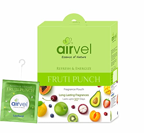Image of Airvel Fruity Punch Fragrance Pouch | Non-Toxic, Safe | Long-Lasting Freshness | Up to 30 Days