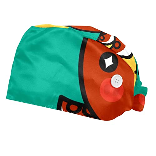 Chapeaux bouffants ajustables JDEZ avec bandeau anti-transpiration 2PCS