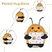 WenmthG Pocket Hug Biene Glücksbringer Geschenke, Glück Biene Positive Geschenke, Positive Kartoffel Deutsch Ersatz - 1 St