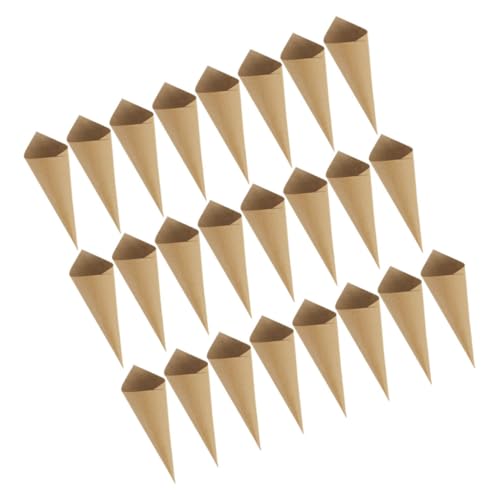 GALPADA Conos de Papel Artesanal para Pétalos y Confeti, 90 Unidades, Tamaño Estándar, Color Multicolor, para Bodas y Fiestas, Adecuado para Ramos Pequeños y Dulces, Accesorios