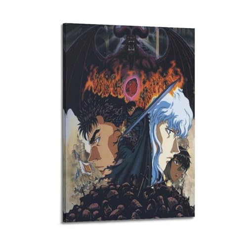 YDJKTRJKJK Póster decorativo de anime de Casca Griffith para pared e impresión artística moderna de 40 x 60 cm