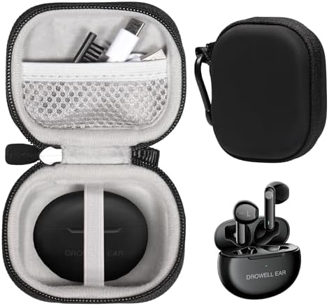 Case for DROWELL EAR Hearing Aids, Hearing Aids for Seniors Rechargeable with Noise Cancelling Hearing Amplifiers for Seniors (Black)