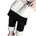 Damen Thermoleggings Damen Gefüttert Warm Dicke Strumpfhose Thermoleggins Jogginghose Thermo Freizeithose Winter Thermal Pants Fleece Sweatpants Strumpfleggings Thermohose Yogahosen
