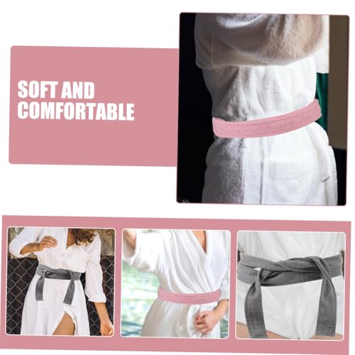 FRCOLOR 2pcs Robe Belt Replacement Bathrobe Belt for Women Tie for Dresses Soft Spa Robe Tie3