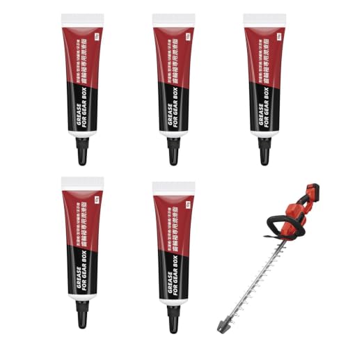 Gear Box Grease, 5pcs Lithium Grease, Multi-Purpose Lubricant Lithium Greases, Polishing Abrasive Lubricating, for Lawn Mower Hedge Trimmer Tea Picker Weedeater Lubricant