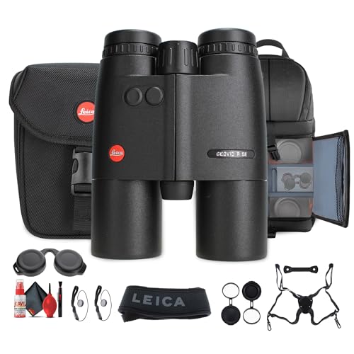 Binoculares Leica Geovid R SE 10x42 compactos y ligeros miniatura 1