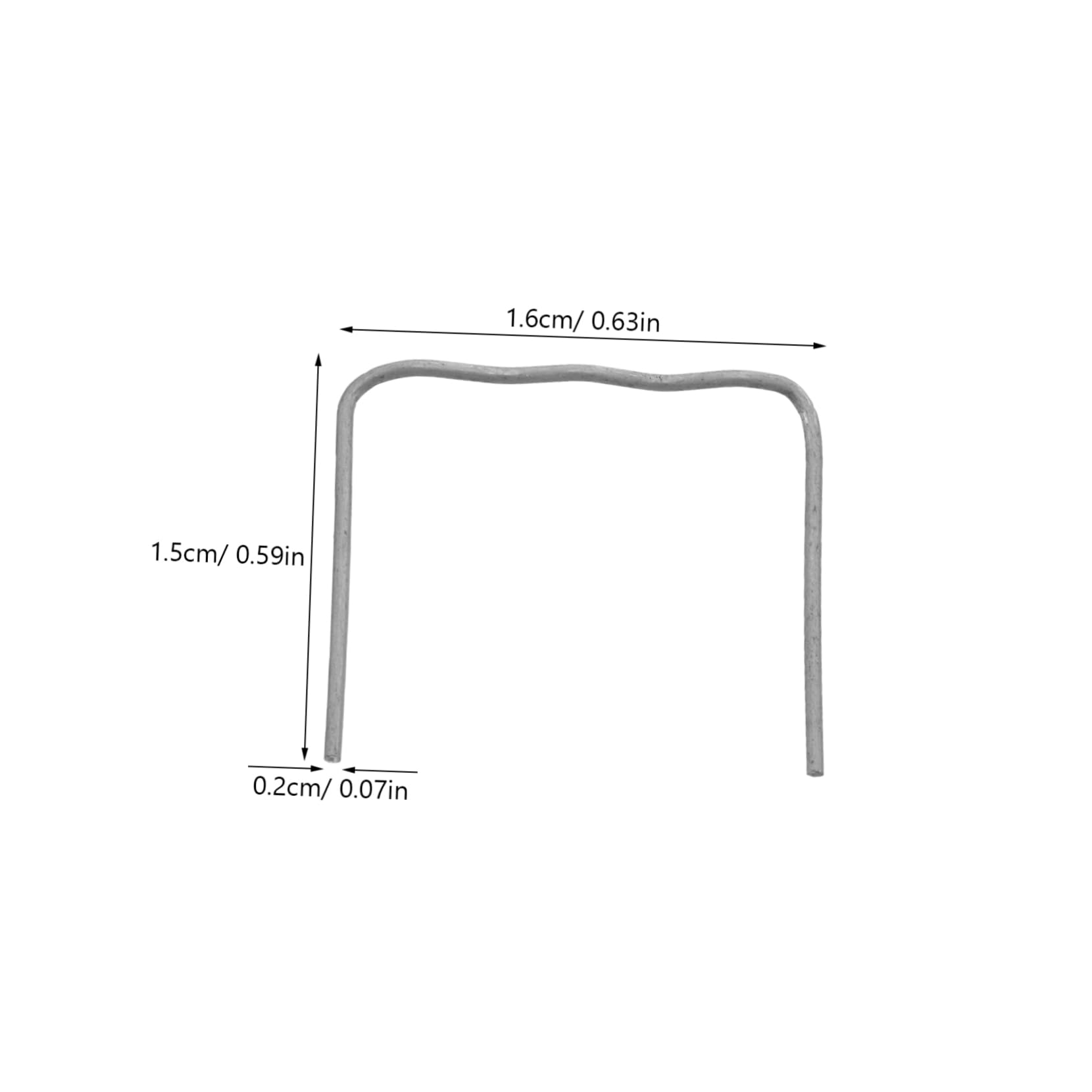 BELLIFFY Car Bumper Repair Kit 500pcs Flat Angle Welding Rods Brazing Wire Hot Staple Welding Rods Car Repairing Tool