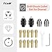 FiLwW Drill Chuck Collet Set for Dremel, 16PCS 0.8-3.2mm Replacement 4486 Drill Keyless Bit Chuck Shank Rotary Tool Quick Change Adapter