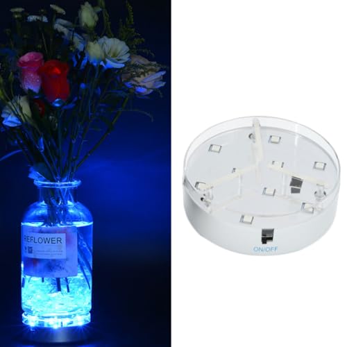 Base de pantalla LED para iluminar figuras oscuras en vitrinas de hogar 3
