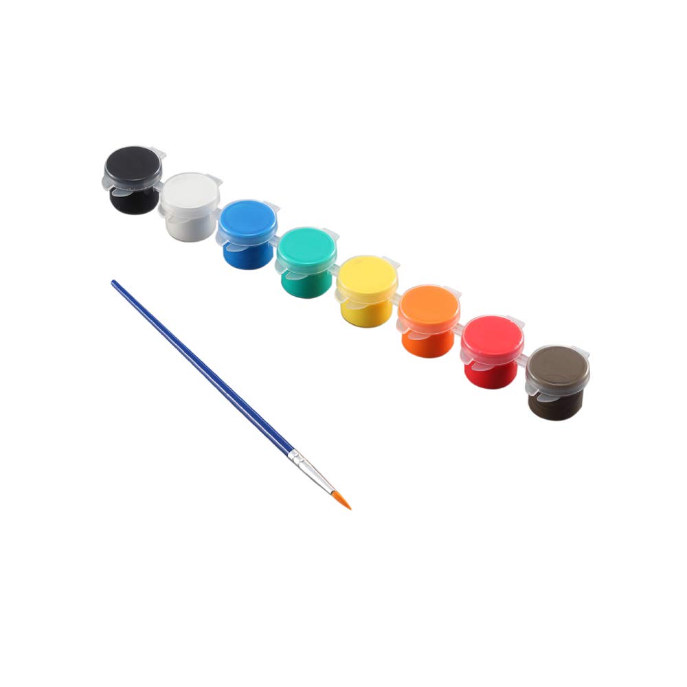 自家製絵の具 Amazon | アクリル 絵の具 8色 セット（筆付き） / 夏休み 工作