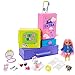 Barbie HDY91 Extra Travel Set with 2 Exclusive Puppies and Doll Figurines, Swimming Pool, Slide, Party Room and Accessories, Children's Toy, from 3 Years Old,