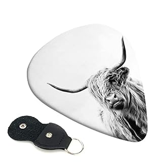 Ensemble de 6 médiators de guitare vache pour guitare acoustique, guitare électrique, basse, ukulélé – fin, moyen et… - Les Beatles, Paul McCartney, John Lennon, RIngo Starr, George Harrison