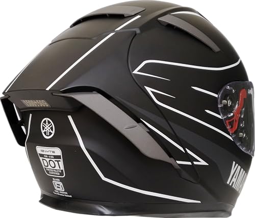 Image of Yamaha Y4 Full Face Helmet (Matt Black, Size L) Y6ATZ1MB0L24