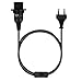 kwmobile Portalámpara E14 con interruptor - Cable de red con interruptor y...