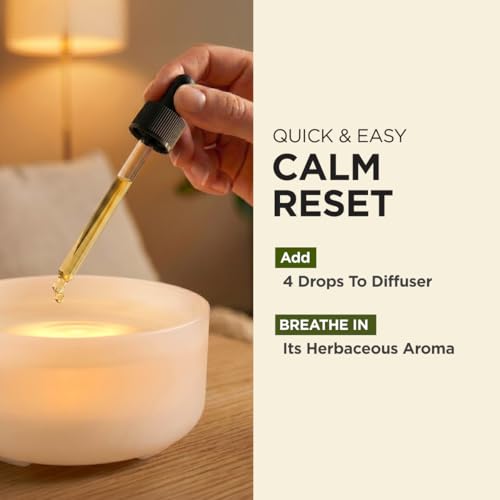 Image of 100% Pure Clary Sage Essential Oil for Skin & Diffuser - 4 Fl Oz | Clary Sage Oil for Hair & Hormone Balance Herbal Aroma for Calm, Aromatherapy Grade Oil - Gya Labs