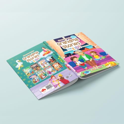 Image of Story Book for Kids - Grandma Stories for Kids - Illustrated Stories for Children - Bedtime Stories - Age 2+ Years - Read Aloud to Infants, Toddlers - Hardbound