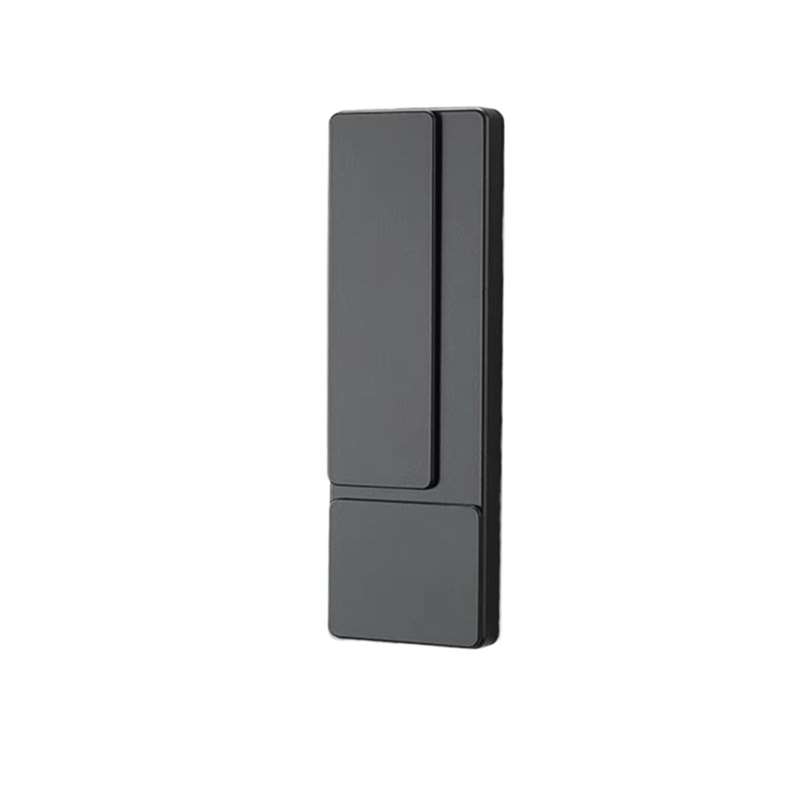 OPTEPYOE Door Lock Silent handleless Solid Wood Door(PDD340-Grey,Key)