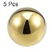 Tool parts 50mm Dia 201 Stainless Steel Hollow Cap Ball for Handrail Stair Newel Post 5pcs