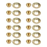 BODA Creative Kerzeneinsatz aus Metall mit passendem Tropfenfänger für Wachs, ca. 14 mm, für Baumkerzen, Puppenkerzen und Pyramidenkerzen, 12er-Set