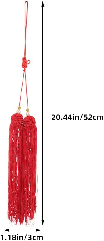 6pcs Bright Color Tassel Pendant for Martial Arts Vibrant Hanging Tassel Decor for Tai Chi Reliable Design Prevents Detachment Multifunctional for Competitions