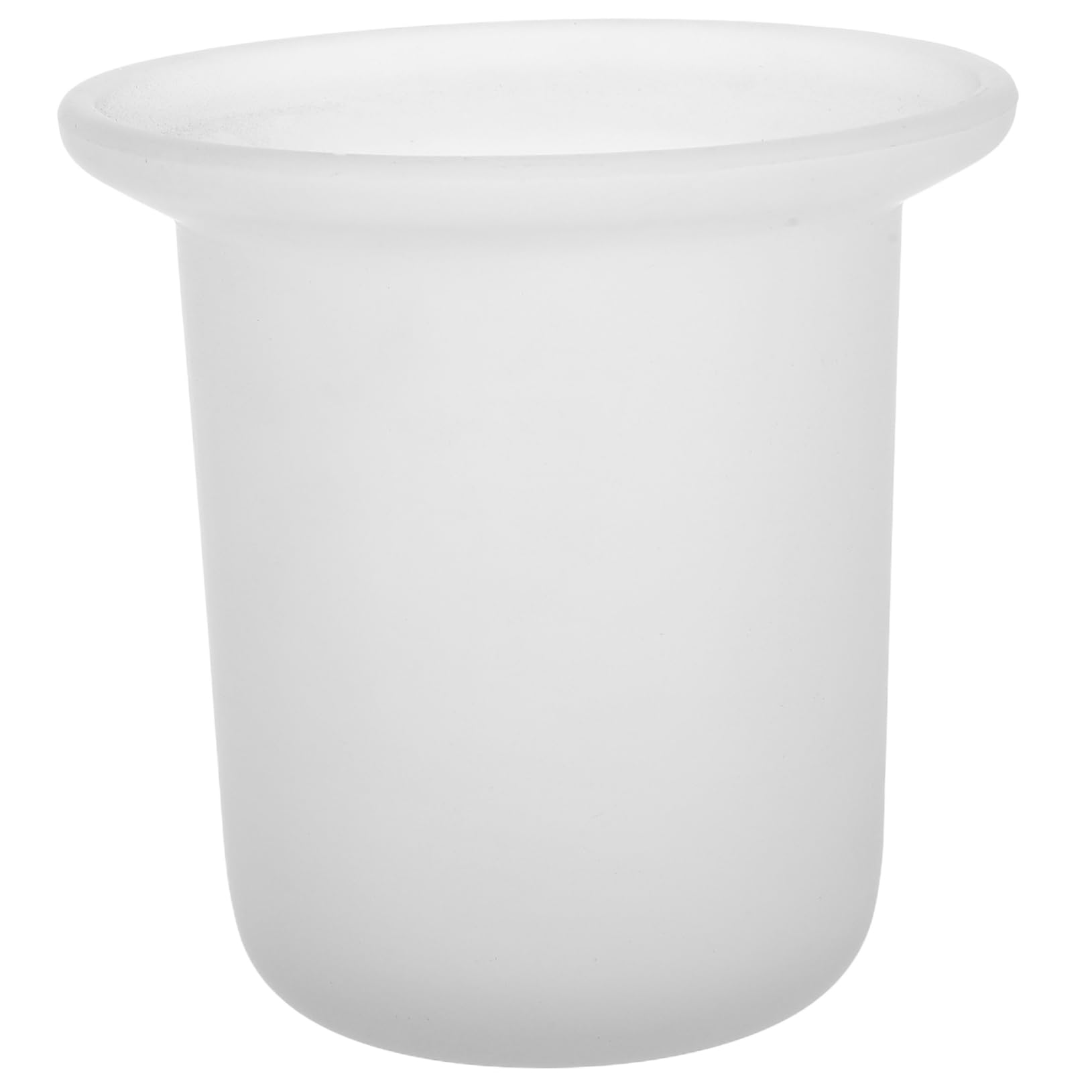 Brosse WC murale anti-renversement verre dépoli pour libérer le sol de la salle de bain